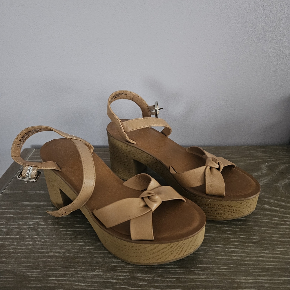Target Tan Platform Sandals